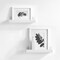 mDesign Metal Household Wall Mount Organizer Storage Basket